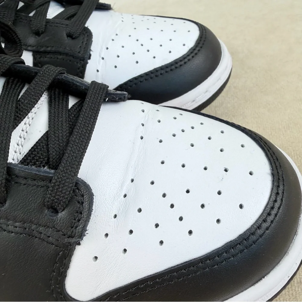 Nike Dunk Low Panda White Black Women’s 8.5 / Men’s 7 DD1503-101 - Picture 4 of 11